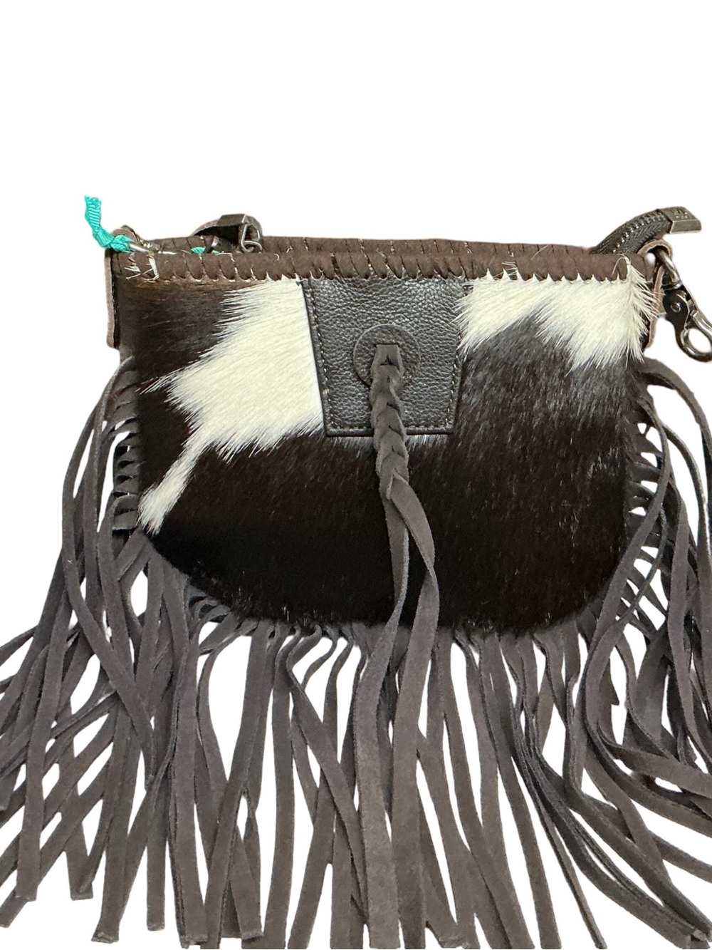 Montana West Genuine Leather Hair-On Fringe Crossbody Bag RCL-L180 NEW